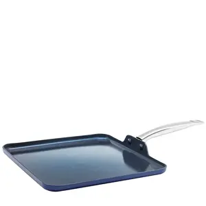 Blue Diamond 11" Diamond-Infused Nonstick Square Griddle
