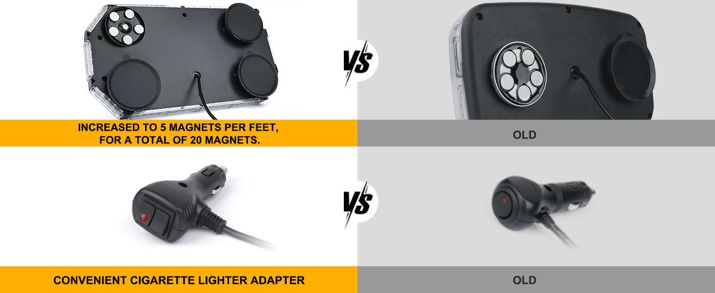 DIBMS 56 LED Roof Strobe Beacon Lights Strip Roof Hazard Warning Emergency Safety Flashing Lights, Amber/White Emergency Rooftop Strobe Lights Bar,Men's Car Accessories,Father's Day gift, amber car lights Dual Color LED Emergency Strobe Lights DIBMS 56 LED Roof Strobe Beacon Lights Strip Roof Hazard Warning Emergency Safety Flashing Lights, Amber/White Emergency Rooftop Strobe Lights Bar,Men's Car Accessories,Father's Day gift, amber car lights Dual Color LED Emergency Strobe Lights