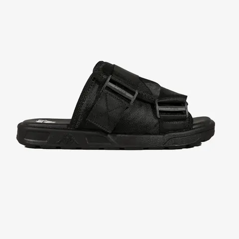 Authentic Bastian 1 Nylon Casual Minimalist Lightweight Sandals - Black White, Unisex Shoes for Women, Men's Footwear