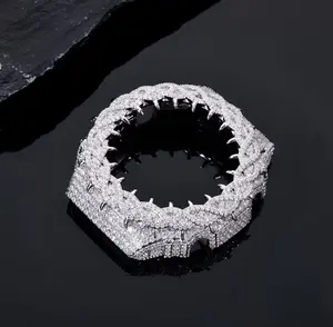VVS Moissanite Iced Bezel For Casio G Shock GA-2100 Spike Bust Down