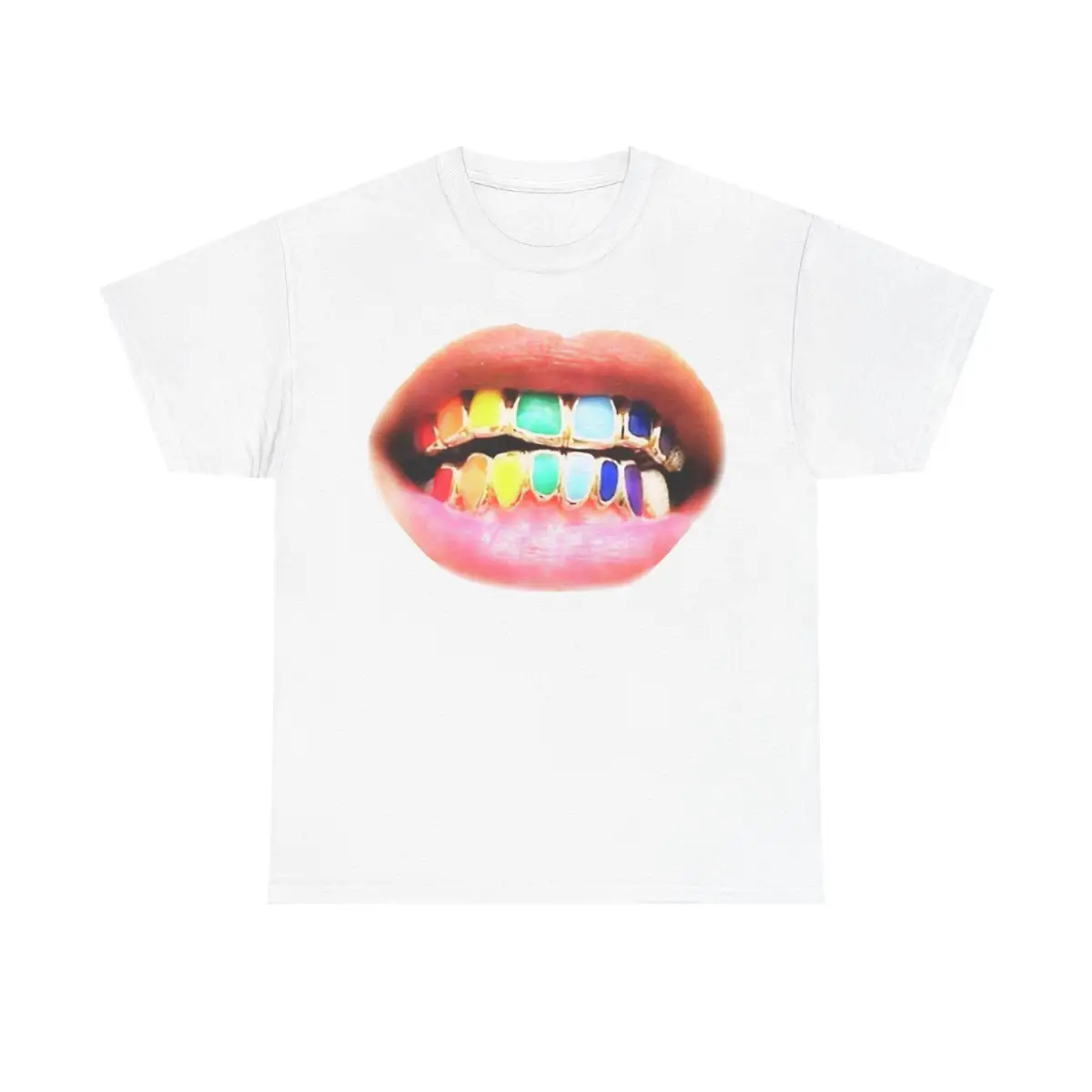 Vintage Rainbow Grill Lover Graphic T-Shirt