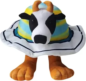 Italian Brainrot Animals Plush,Brainrot Evolution Plushie - Soft, Collectible, Memetic Home Accent (La Vaca Saturno Saturnita)