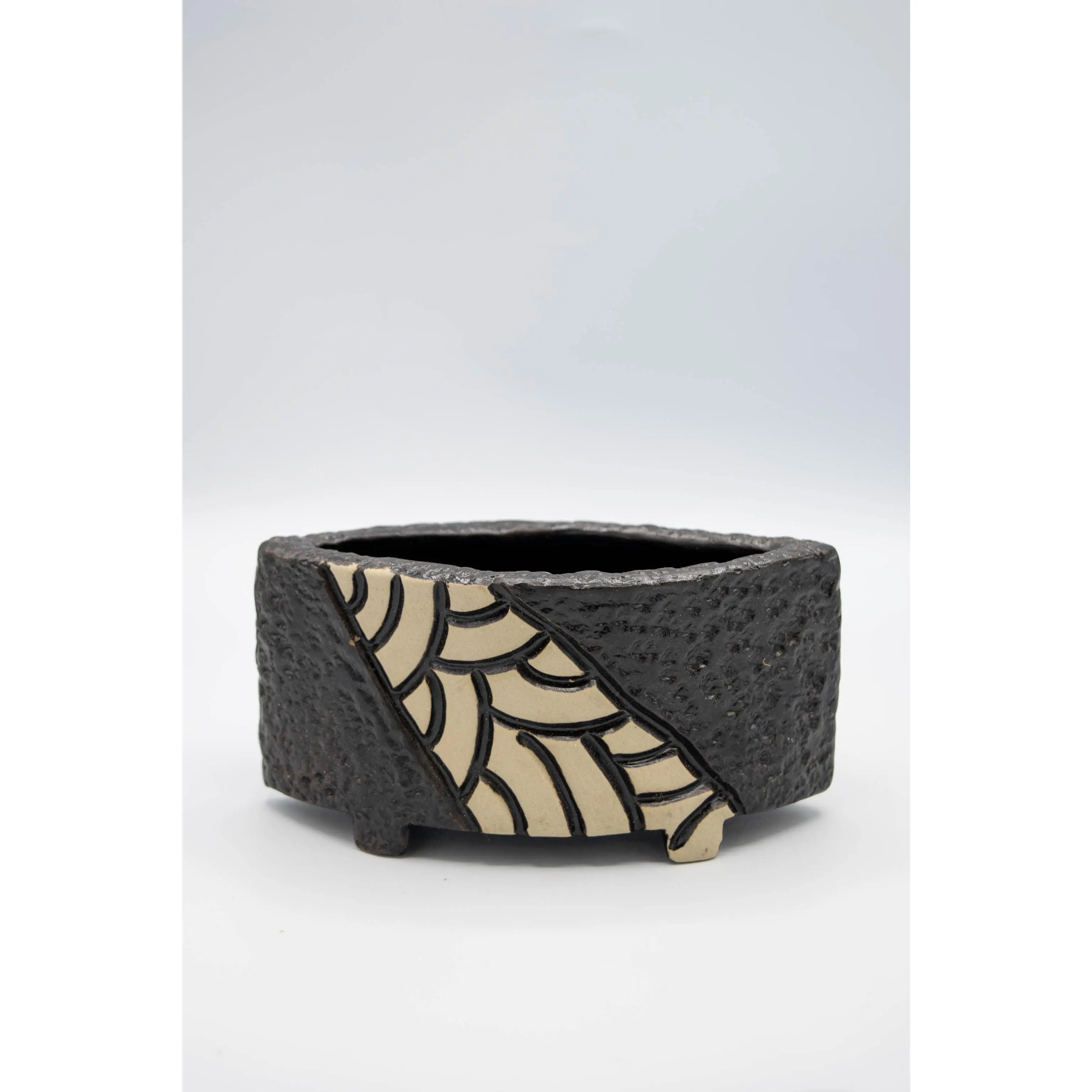 Ceramic Large Fin Mosaic Planter