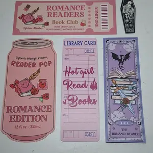 Bookmark Lot for the Book Lover in your life! All genres, quality bookmarks, and cute bookmarks.
