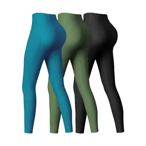 1/2/3 Pack Solid High Waist Tummy Control Sidepocket Training Ultrasculpt Gym Yoga Leggings Dog Cat Mom Leggings Pet Hair Resistant #Summer Seamless Silky Soft Anti-See-Through High Compression Tummy Shaping #Outdoorfun