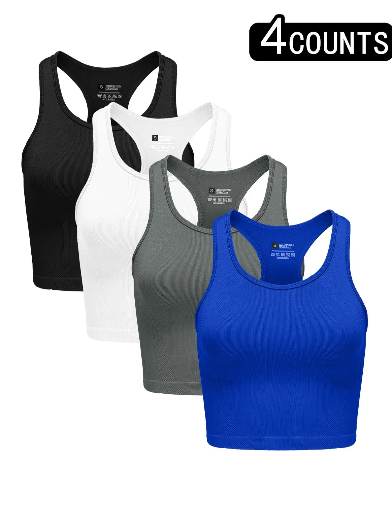 Women's Scoop Neck Sports Vest, Quick Drying Breathable Sports Tank Top for Yoga Gym Workout Running, Ladies Sportswear Clothing for Fall