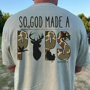 God Made A Pops Men’s Youth and Adult shirt, Youth Sweatshirt, #Southern Boy Co Shirt, Family Matching Outfits, Dad And Son Tee, Family shirt,Trending tee, youth clothing, gift for son and daughter, vacation outfit, Outdoor apparel