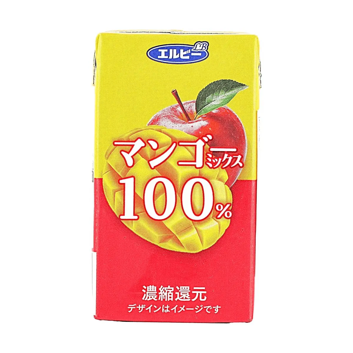 Elbee 100% Mango Apple Juice 125ml - Pure Fruit, No Added Sugar, Kid-Friendly Drink