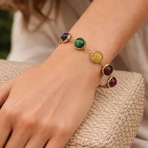 7 Chakra Stones Bracelet for Women Natural Crystal Beaded Stretch Band Perfect for Birthday Mothers Day Gifts