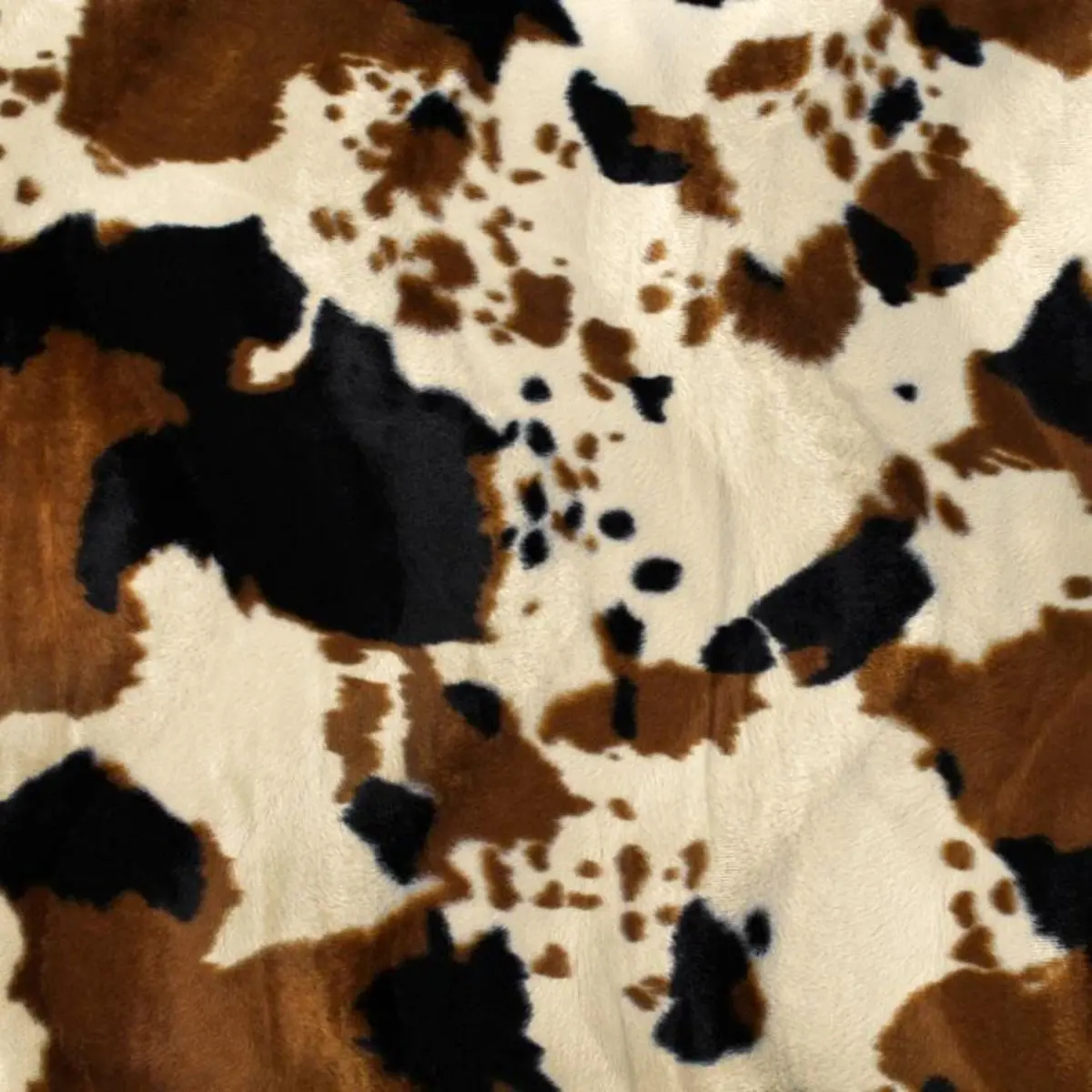 Cow Print Velboa Faux Fur Cow Print Velboa Faux Fur