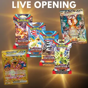 Obsidian Flames Sleeved Blister Pack x4