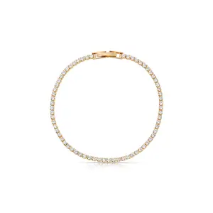 Minimalist Crystal Tennis Bracelet