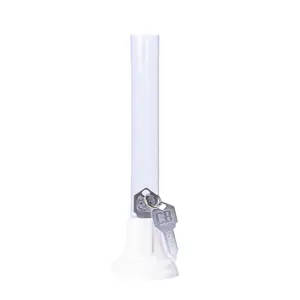 CHUGBUD 2.0 (White) - Pocket-Sized Beer Bong with Durable Silicone Base and Leak-Proof Design for Portable Drinking Fun