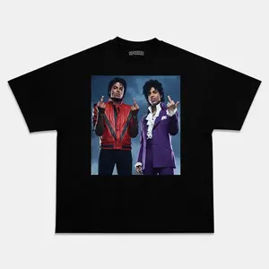 Vintage Legend Michael Jackson & Prince V2 T-Shirt, King of Pop T-Shirt, Gift for Fans