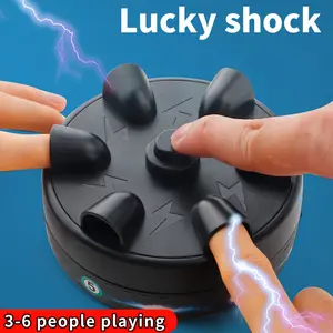 [6 Player Polygraph Game] 6 Player Polygraph Shock Game (No Battery)|   Games On Game Night, Family Party Game Analyzer, Gift For Adults & Kids, A Small Charge Change Occurs When The Force Is Applied