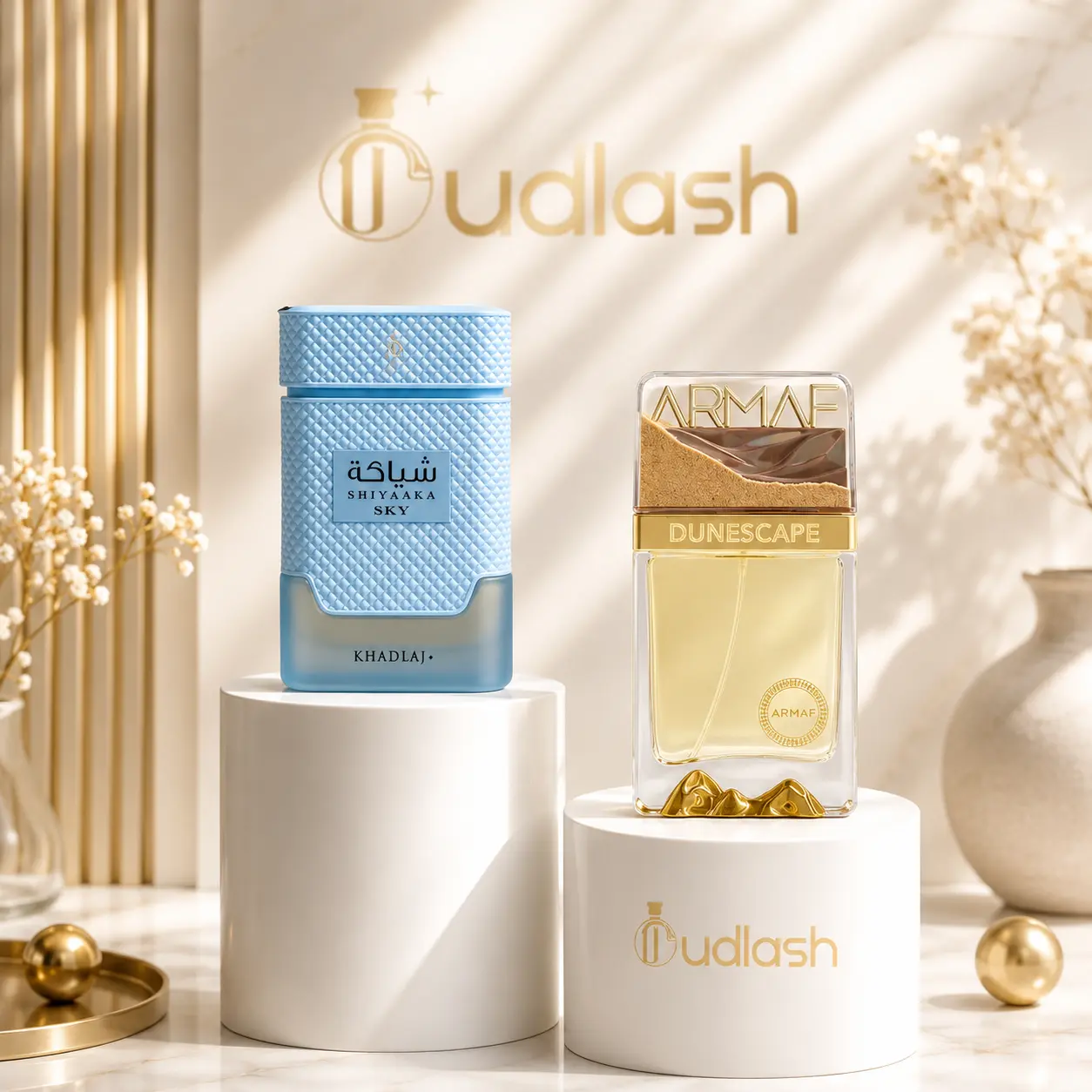 Oudlash Bundle | Shiyaaka Sky+ Armaf Dunescape | Unisex Fragrance | 100 ML - 3.4 OZ | Eau De Parfum | Lemon- mandarin, and