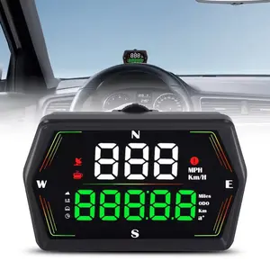 G21 Car Speedometer, GPS Real-Time Speed Monitoring Hud, Automatic Brightness Adjustment, Easy Installation, Compatible with Multiple Vehicles