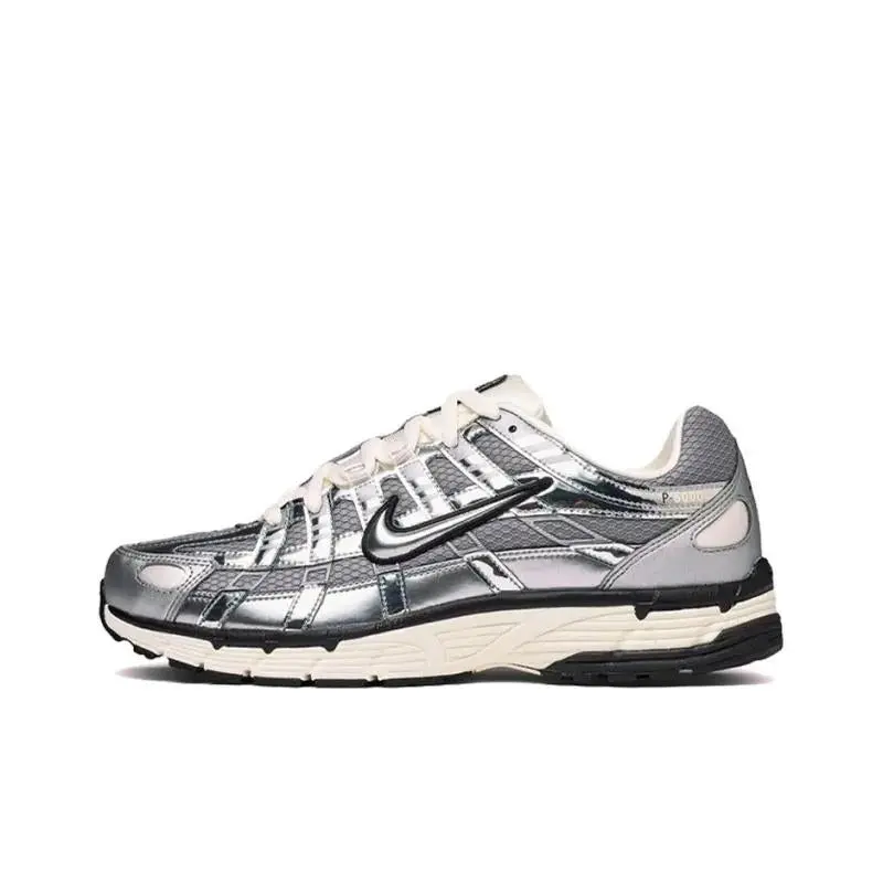 Nike P-6000 Metallic Silver Men's CN0149-001 New