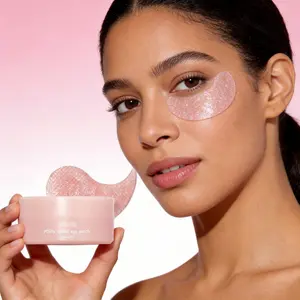 Collagen Eye Patch Jericho Rose Jelly - 60 Count Hydrogel Under Eye Masks for Wrinkles, Fine Lines, Dark Circles & Puffiness - Deep Hydrating, Firming & Anti-Aging Korean Skincare Treatment