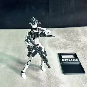New T13 Action Joint Figure, Special Forces Doll with Multiple Equipment Configurations, Durable Abs Material, Perfect Gift for Gamers