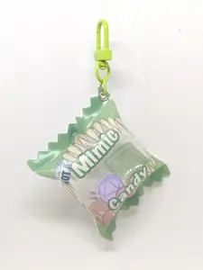 Definitely Not A Mimic Candy Bag Shaker Keychain