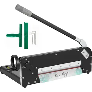VEVOR Paper Cutter 12Inch A4 Commercial Heavy Duty Paper Cutter 300 Sheets 45HRC Hardness Stack Cutter Metal Base Desktop Stack Cutter for Home Office (A4)