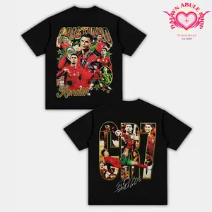 Adult and Youth Cristiano Ronaldo “Champions” Graphic T-Shirt, summer tee, vintage y2k, graphic tees, mens clothing, youth boys clothing, kids clothing, streetwear, gift for fan