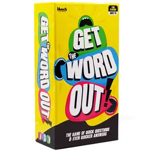 Get The Word Out - Fast-Paced Party Game for Families, Big and Small Groups, Ages 13+