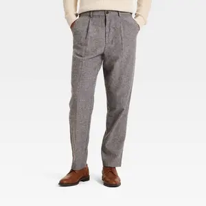 Men's Relaxed Leg Tweed Dress Pants - Goodfellow & Co