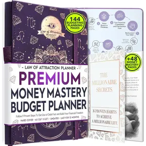 Budget Planner and Monthly Bill Organizer Finance Planner 12-Month Journey to Financial Freedom Bill Payment Tracker Money Saving & Expense Tracker Undated Budgeting Journal