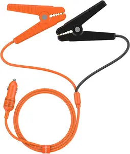 Jackery 12V Automobile Lead-acid Battery Charging Cable, Cigarette Lighter Plug to Alligator Battery Clamps for Car Battery, for All Jackery Solar Generators Power Stations Except Explorer 160