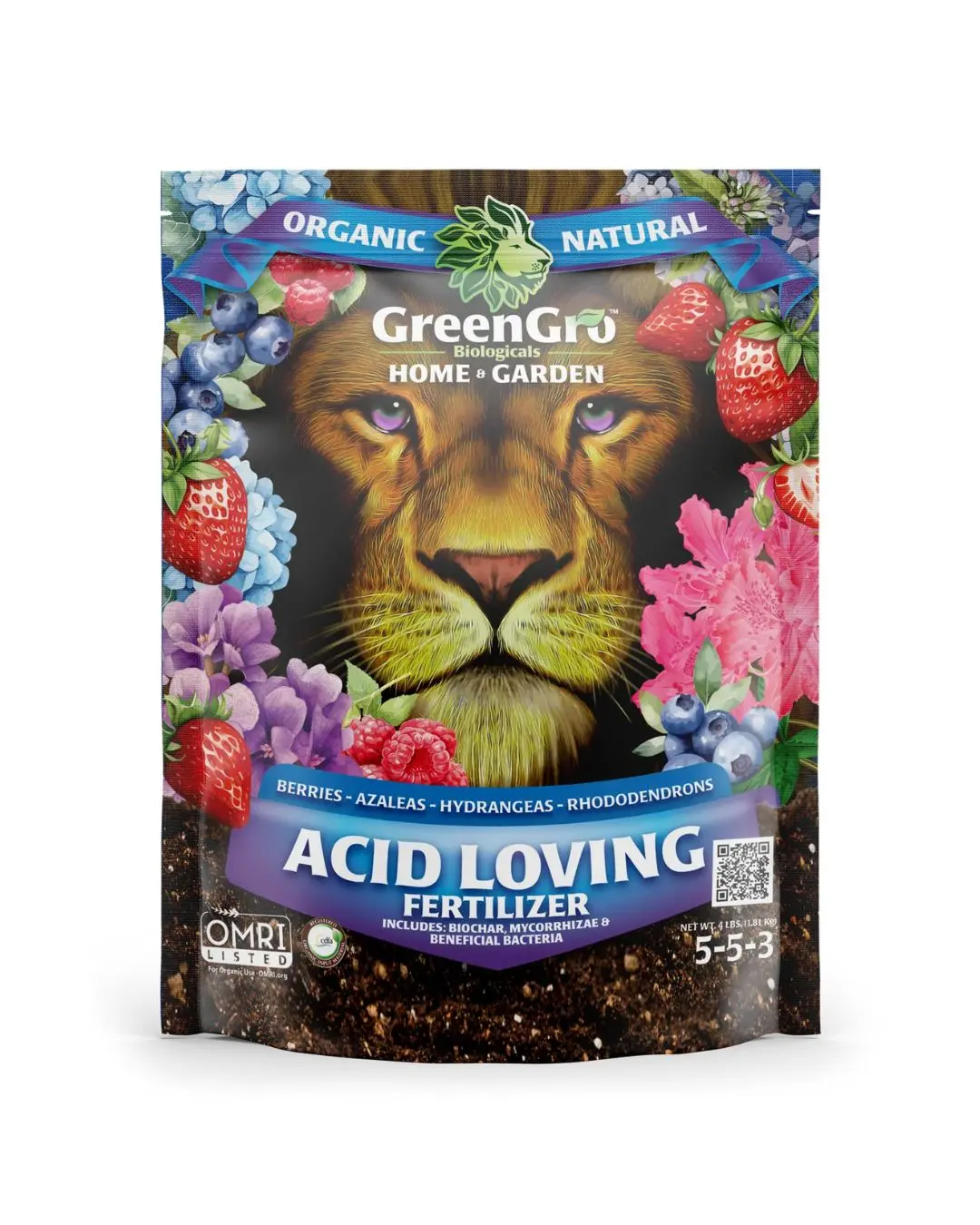 SAMPLE Acid Loving Fertilizer for Blueberries & Azaleas - Boost Growth of Acid-Loving Flowers and Shrubs- Fertilizer for Rhododendorons, Carmellias & More