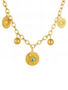 Moon & Eye Amulet Necklace