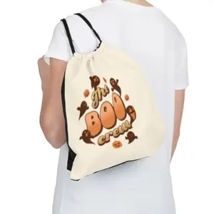 Cute Outdoor Drawstring "The boo crew" bag