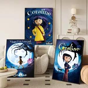 PIKPAKA Anime Movie C-Coraline Poster HD Waterproof Art Poster for Home, Bar & Café Decor | Fade-Resistant, Non-Sticky, Vibrant DIY Wall Print | Perfect Decorative Poster for Office & Living Room