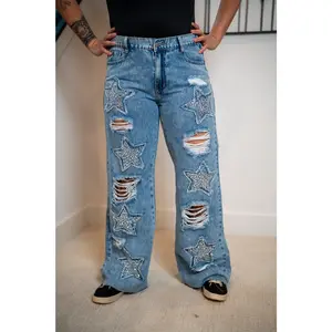 Oli Hali Washed Stone Star Denim Pants