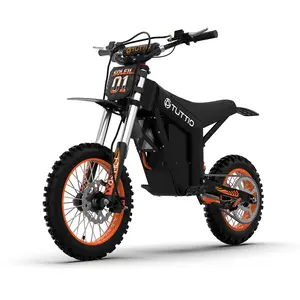 Tuttio Soleil01 SF Electric-Dirt-Bike for Teens Adults, 14"/12" Fat Tire 2000W Electric-Bike with 48V 21AH Battery Ebike 200NM Hydraulic Brakes Mountain Off-Road EBike