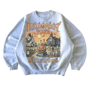 Halloweentown Est 1998 Vintage 90s Style Graphic Sweatshirt, Retro Halloween University Spooky Sweater, Halloween Spooky Hoodie Gift