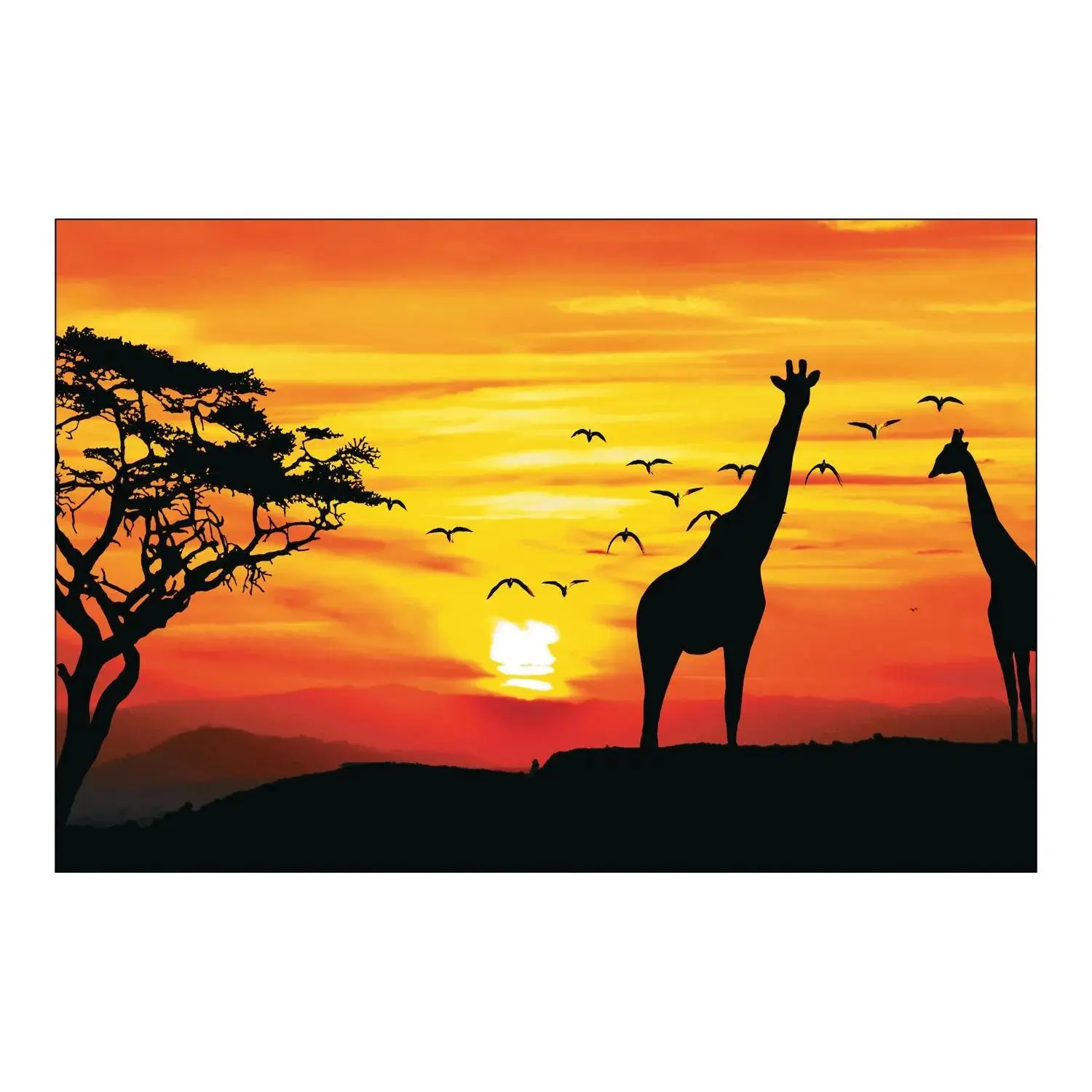 African Safari Backdrop - 3 Pc., Decor, Banner