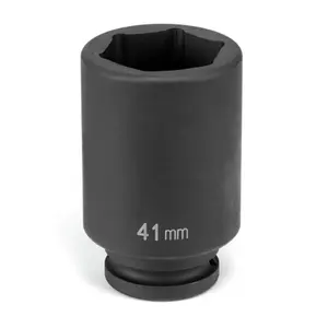 212 MAIN Grey Pneumatic Corp. .75 in. Drive Impact Sockets, High Torque 33mm Deep, Alloy Steel for Tight Areas