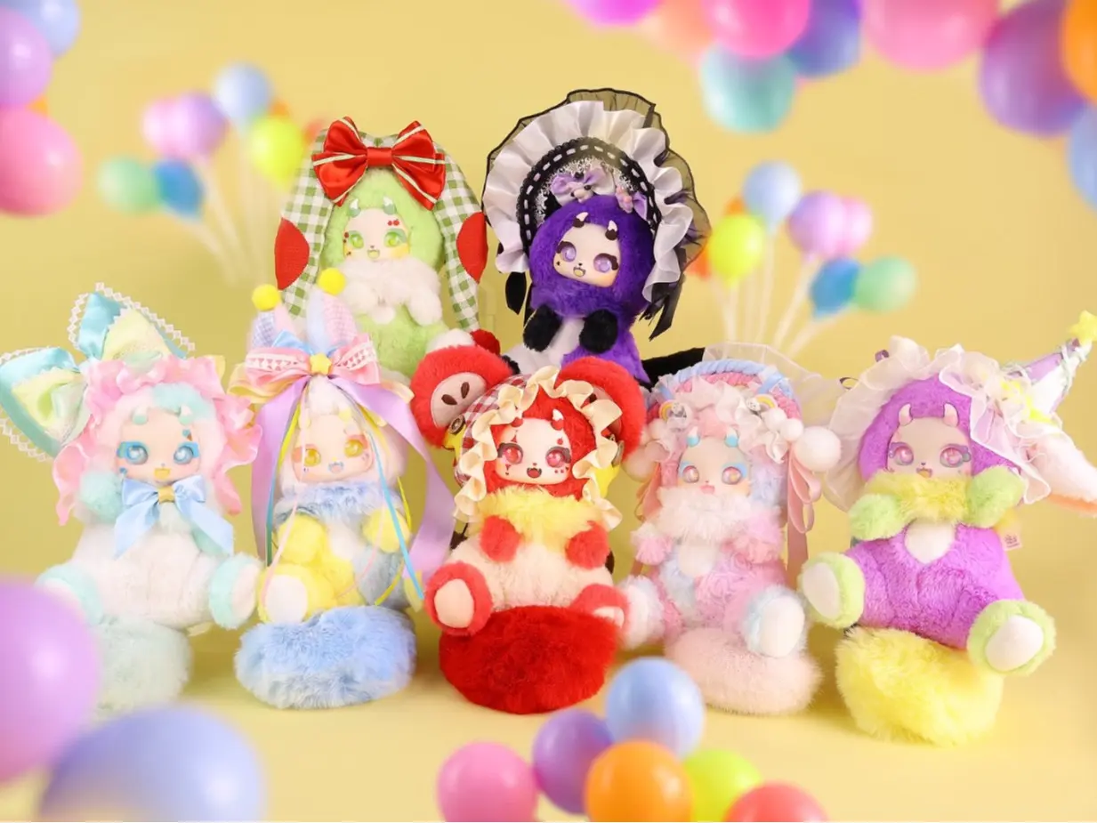 Rumi BOBOCO-V2 Comfort Plush Soft Stuffed Animal Mystery Box, Collectible Holiday Festive Gift Accessory, Blind Bag Unboxing Item with Blindbags Surprise Set, Plush Bag, Unique Choice Each Time, Random Selection
