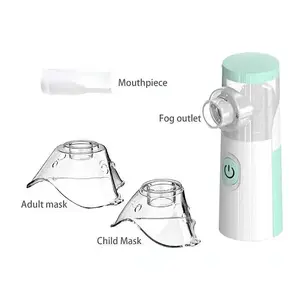 Portable Nebulizer,Humidifier with Auto-Cleaning & Dual Modes Handheld for Respiratory Care at Home Travel Adult Kid Friendly Design No Batteries