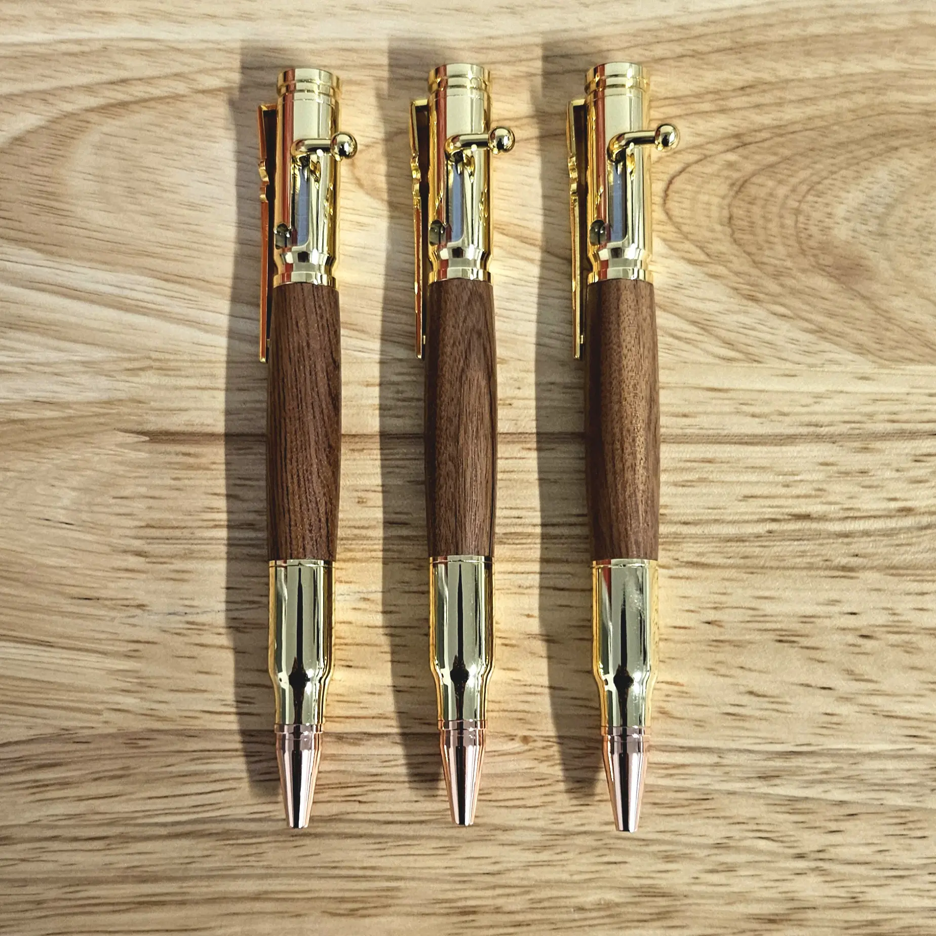 3 Pack Brass/Wood