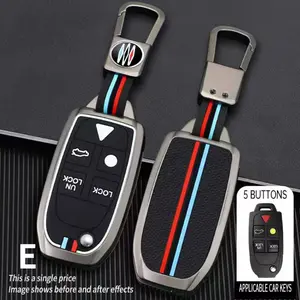 New Foldable Key Protection Cover for Volvo Cars, 5 Buttons Compatible with Xc60, Xc40, Xc90, S90, V60, S60, V90, S80, S80l, C70, C30, V70, V50
