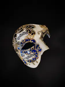 Musical Phantom Mask - Blue/Gold