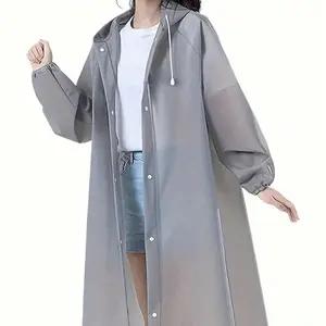 1 Pack Unisex Raincoat, Thick Waterproof Hooded Raincoat, Windproof, Quick-Dry, Breathable, Ideal for Cycling, Hiking, Outdoor Adventures