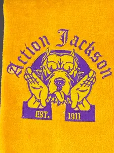 Omega Psi Phi Hooks Embroidered Hop Towel Cotton Hand