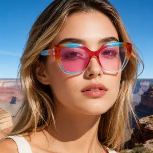 Cyxus Photochromic Blue Light Blocking Glasses for Men Women, Transition Computer Gaming Glasses, Intelligent UV Sunlight Sensitive Darkening Lens, Anti Eye Strain Protection, Lightweight Flexible Frame Clubmaster-8371