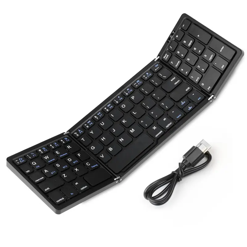 Folding Bluetooth Keyboard 70% off with Numeric Keypad for Small Languages Spanish Russian Portuguese Traditional Chinese
