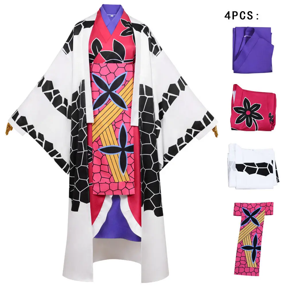 Daki Cosplay Costume Full Set with Belt Accessories for Comic Con Convention